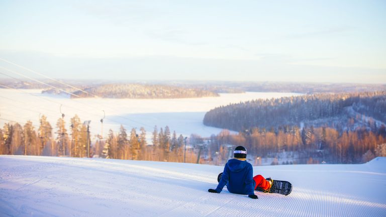 messilän laskettelurinteet - näkymä vesijärvelle
