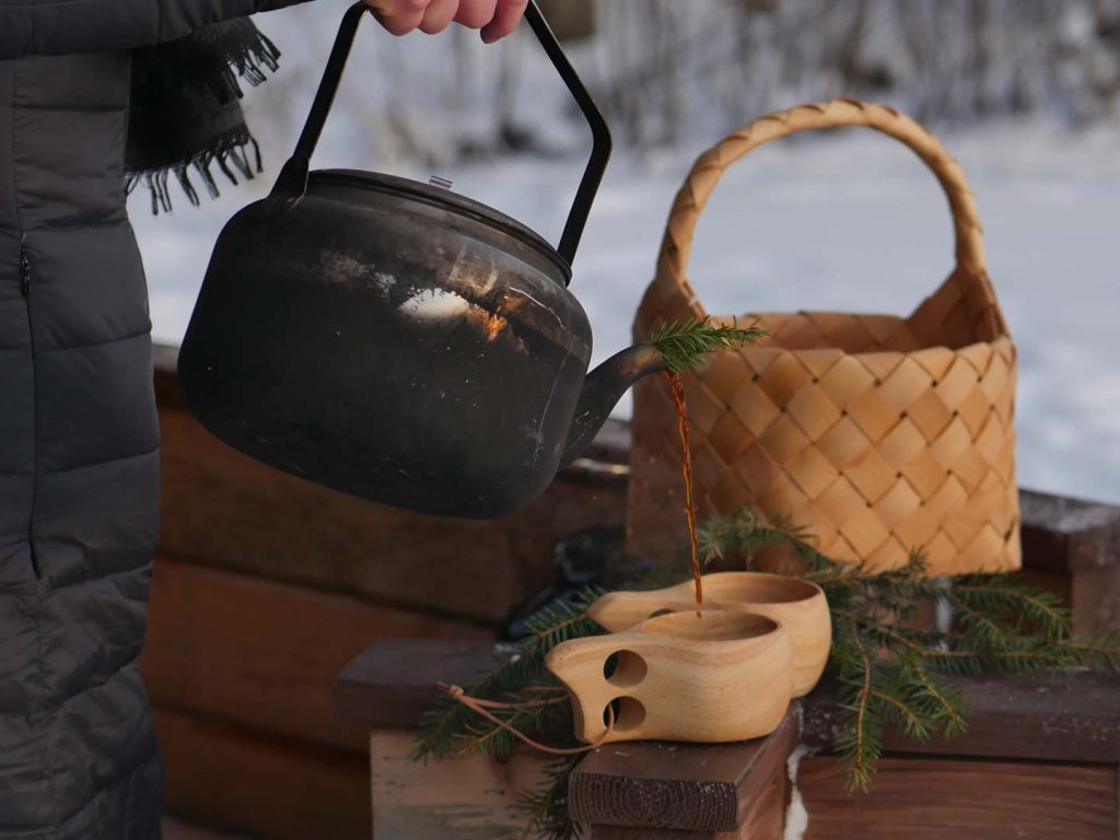 nokipannukahvia kotalaavulla hollolassa