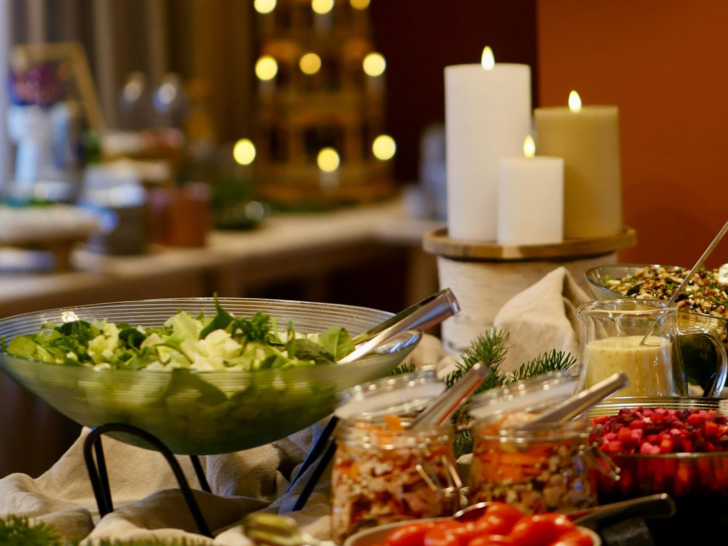 hollolan joululounas - tyylikäs kattaus